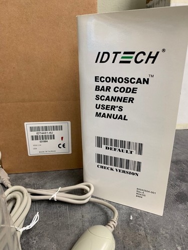 Idtech econoscan bar code - bar,
